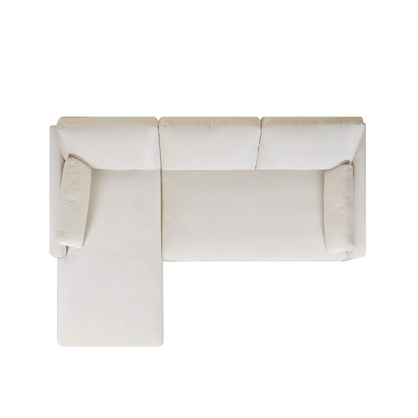 Knox - Modern Farmhouse Reversible Chaise Sectional Sofa by Unique Piece Furniture