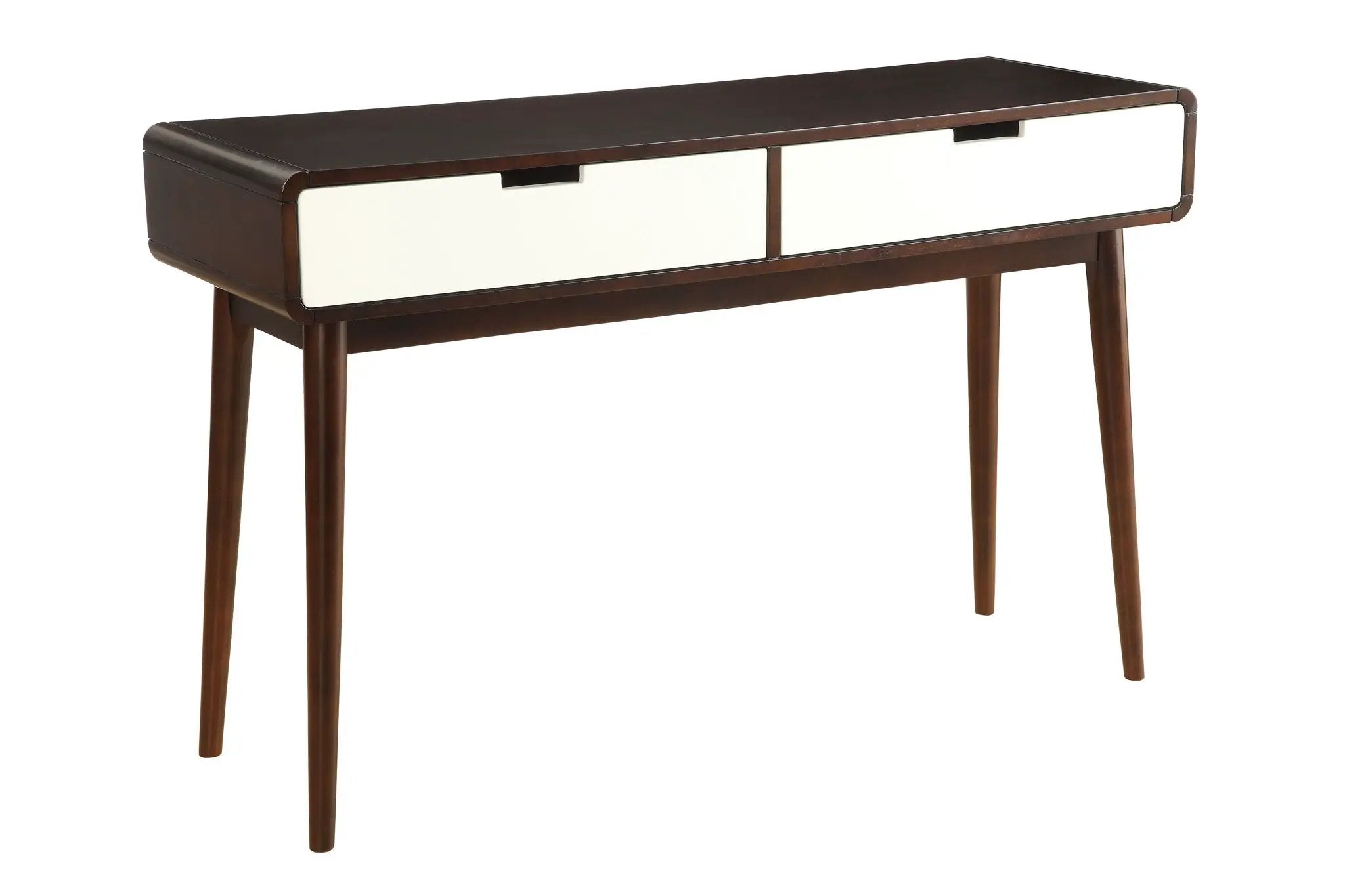 Christa - Sofa Table - White / Espresso by HouseOfZazla