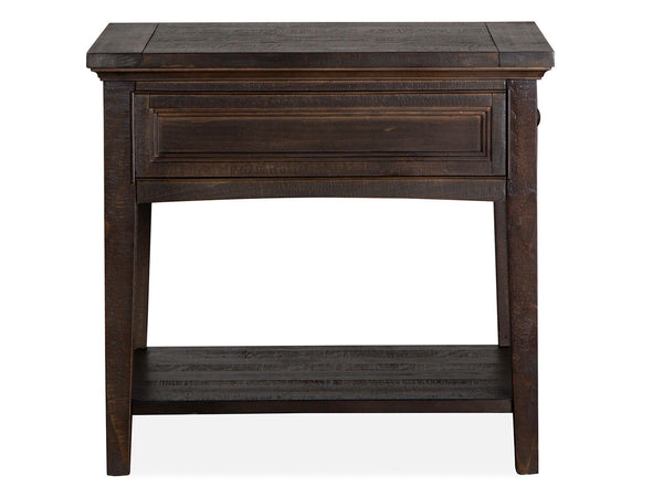 Westley Falls - Rectangular End Table - Graphite, photo 2 of 7
