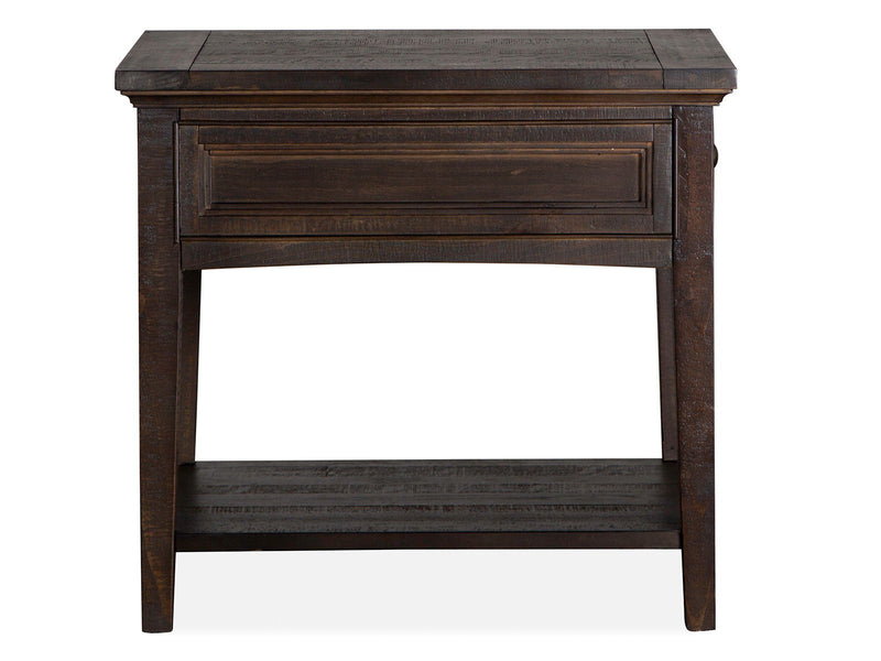 Westley Falls - Rectangular End Table - Graphite, photo 2 of 7