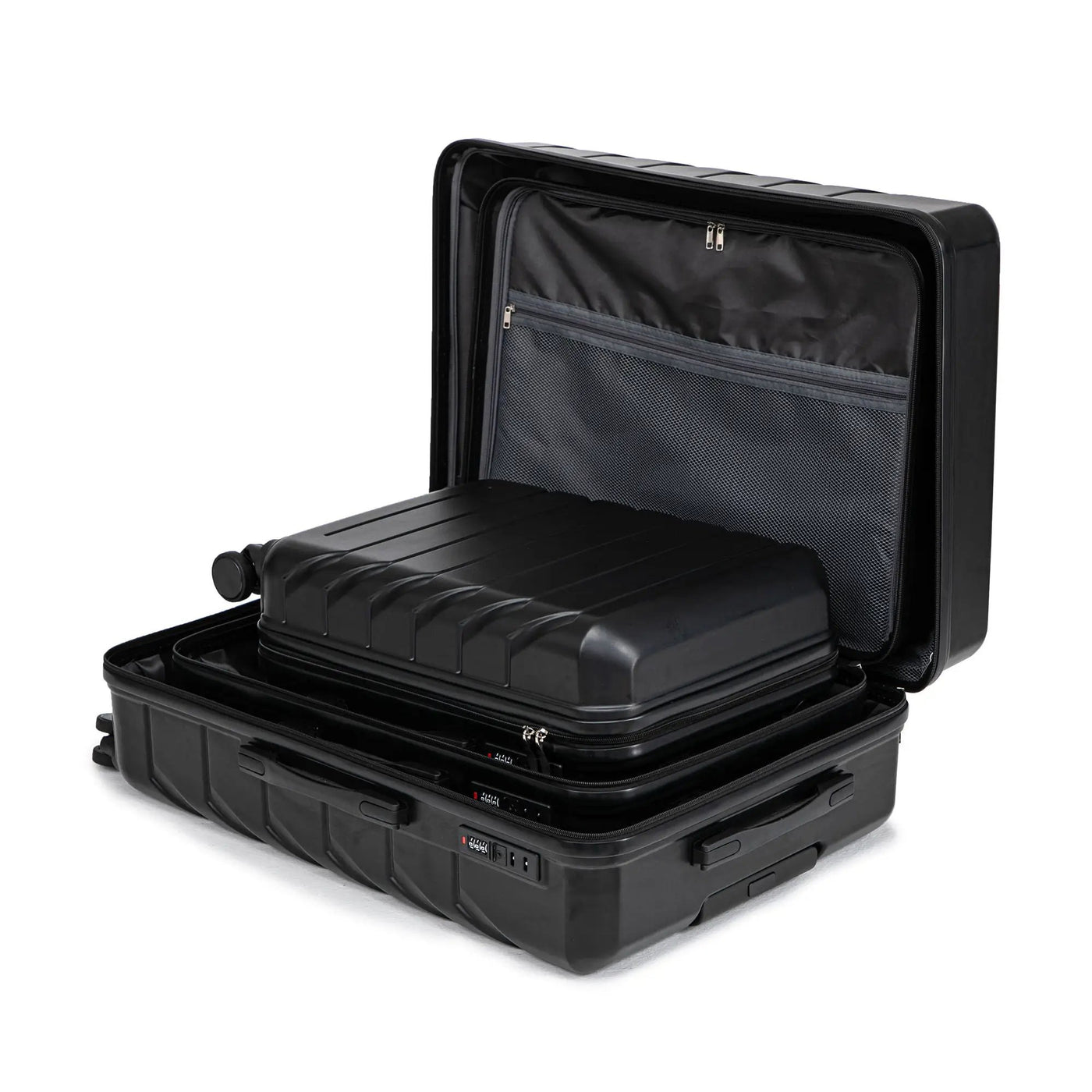 3 Pieces Set 20" / 24" / 28" Spinner Wheel Luggage With Combination Lock by HouseOfZazla