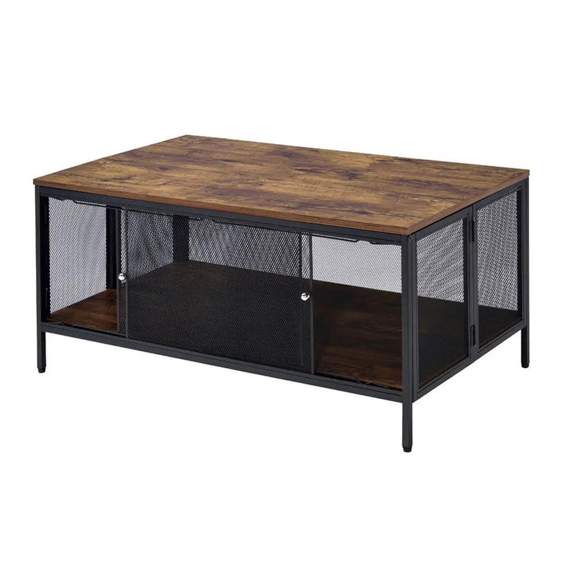 Winam - Coffee Table - Antique Oak & Black by Unique Piece Furniture
