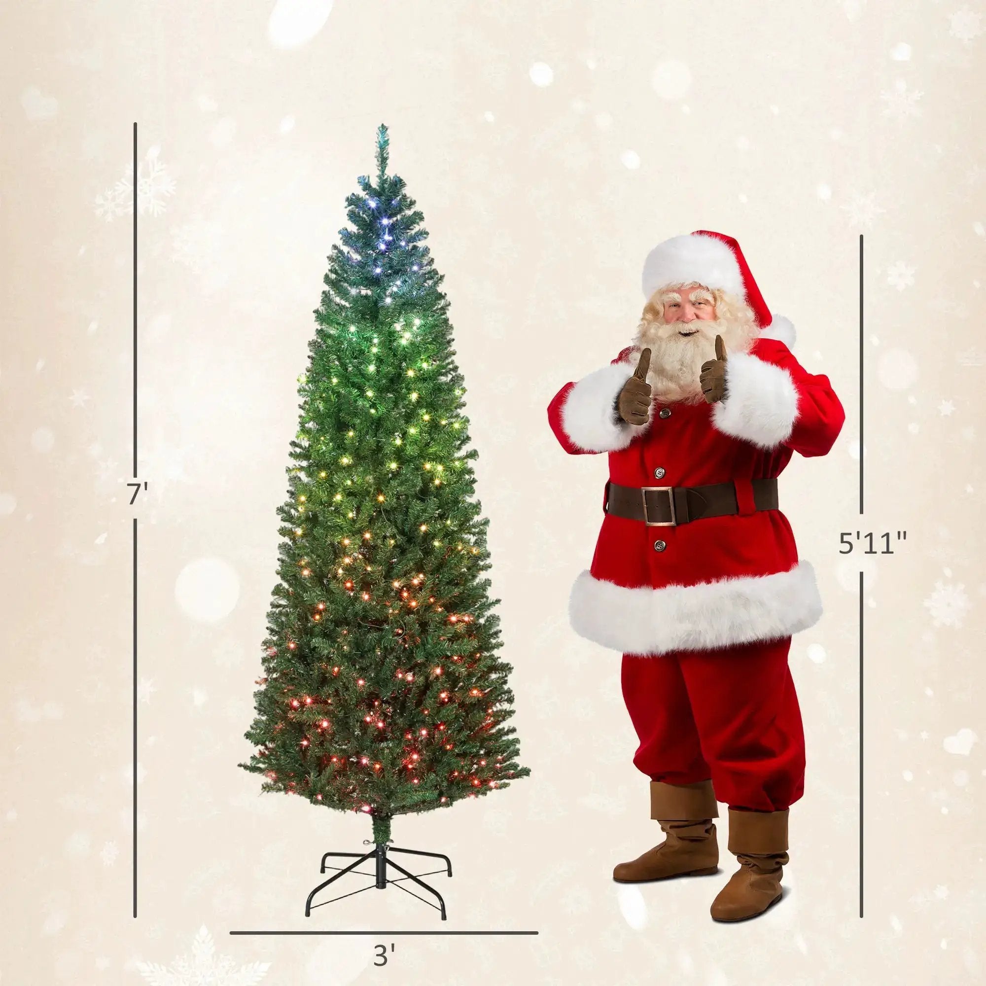 7ft Artificial Christmas Tree by HouseOfZazla