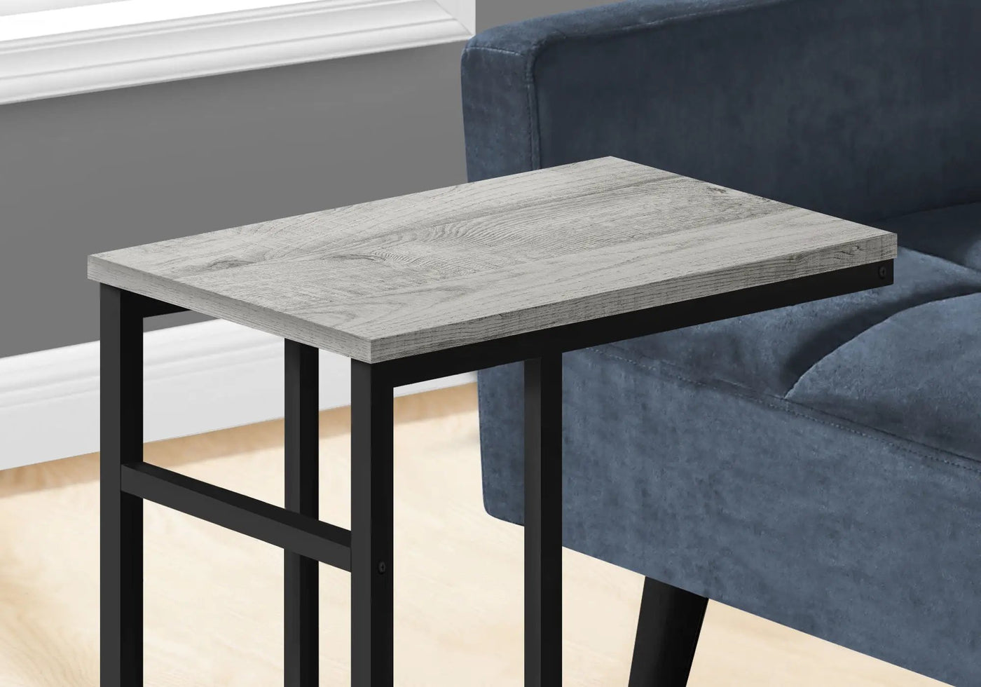 Accent Table, C-Shaped, Contemporary & Modern, Versatile Use by HouseOfZazla