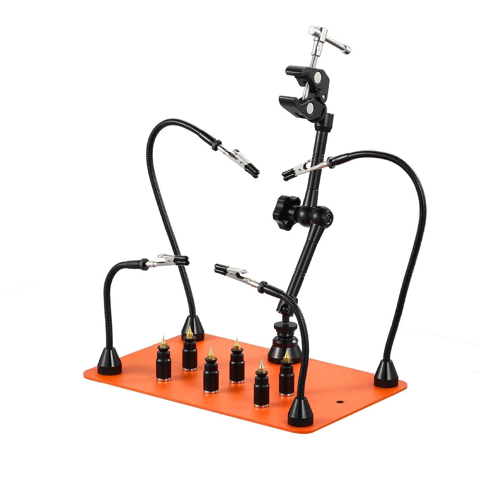 Magnetic Helping Hands Soldering Station Hot Air Gun Holder 6 PCB Holders by HouseOfZazla