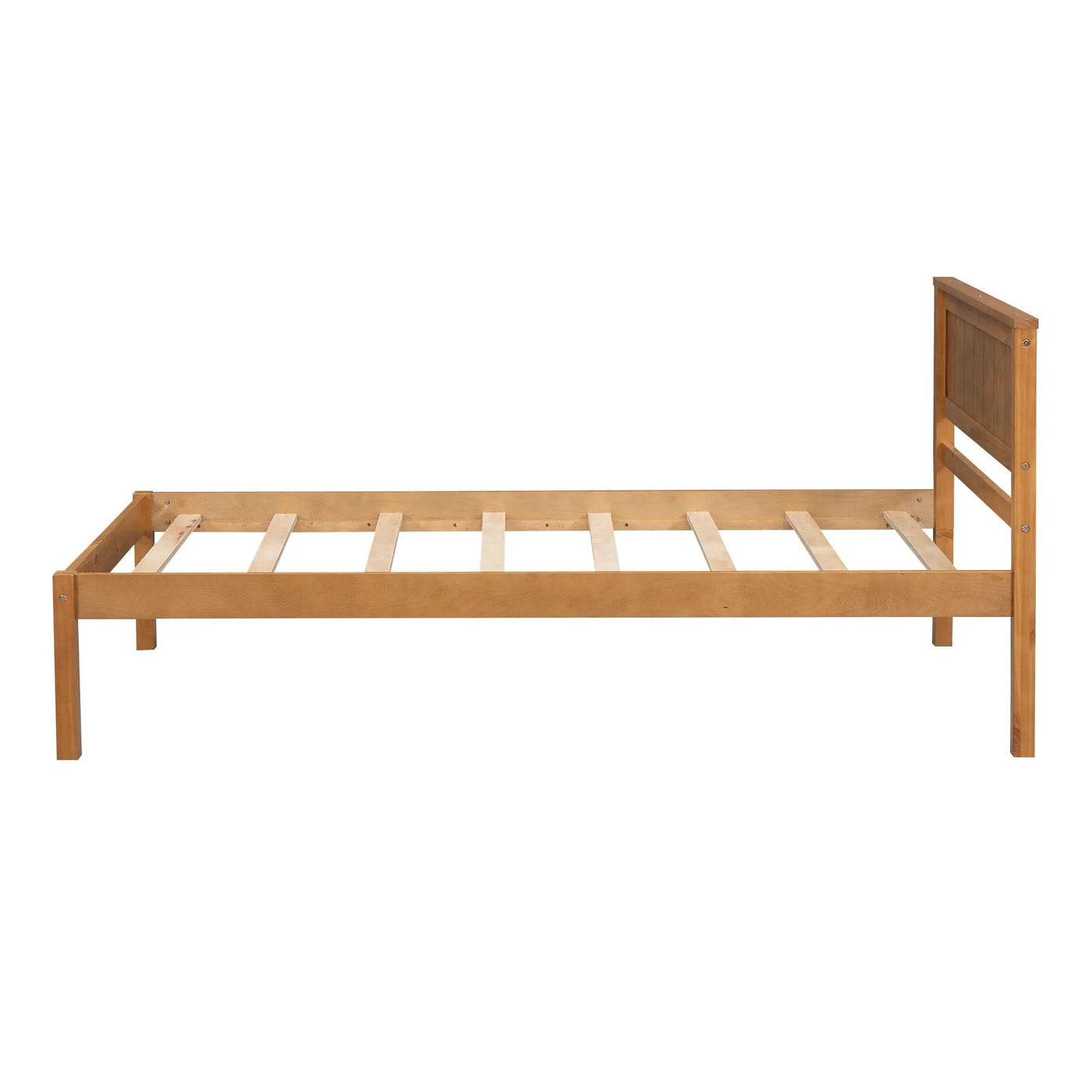 Platform Bed Frame With Headboard by HouseOfZazla