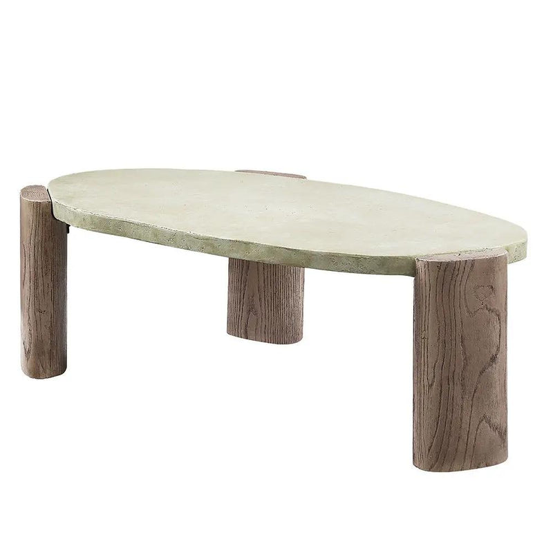 Jacinda - Coffee Table - Weathered Gray & Oak by Unique Piece Furniture