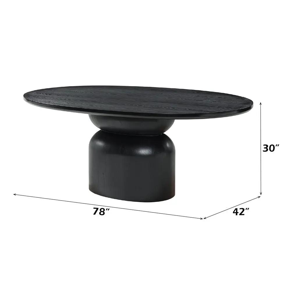 Marioly - Dining Table - Ash Black by Unique Piece Furniture