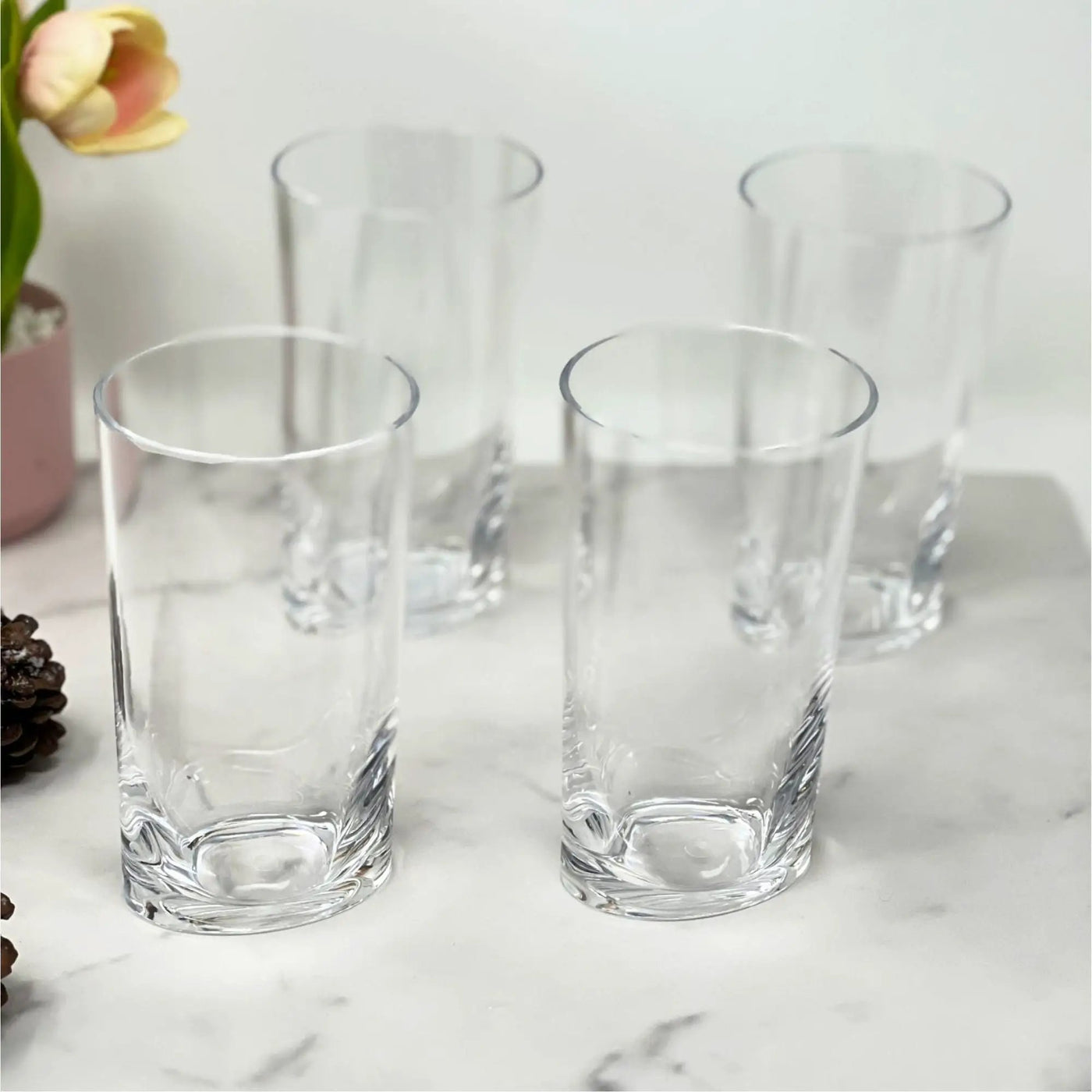 Leading Ware Oval Halo Acrylic Glasses Drinking Set by HouseOfZazla