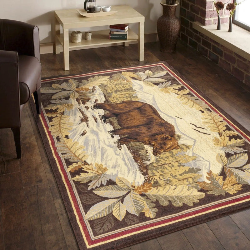 Nature's Nest - GC_CBL3008 Lodge Area Rug by HouseOfZazla