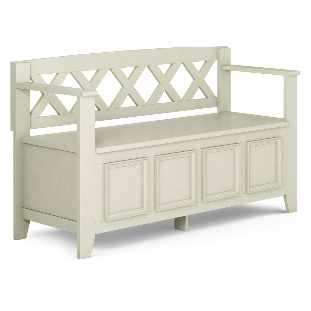 Solid Wood Entryway Storage Bench with Lift-Top Storage - Amherst, photo 14 of 40