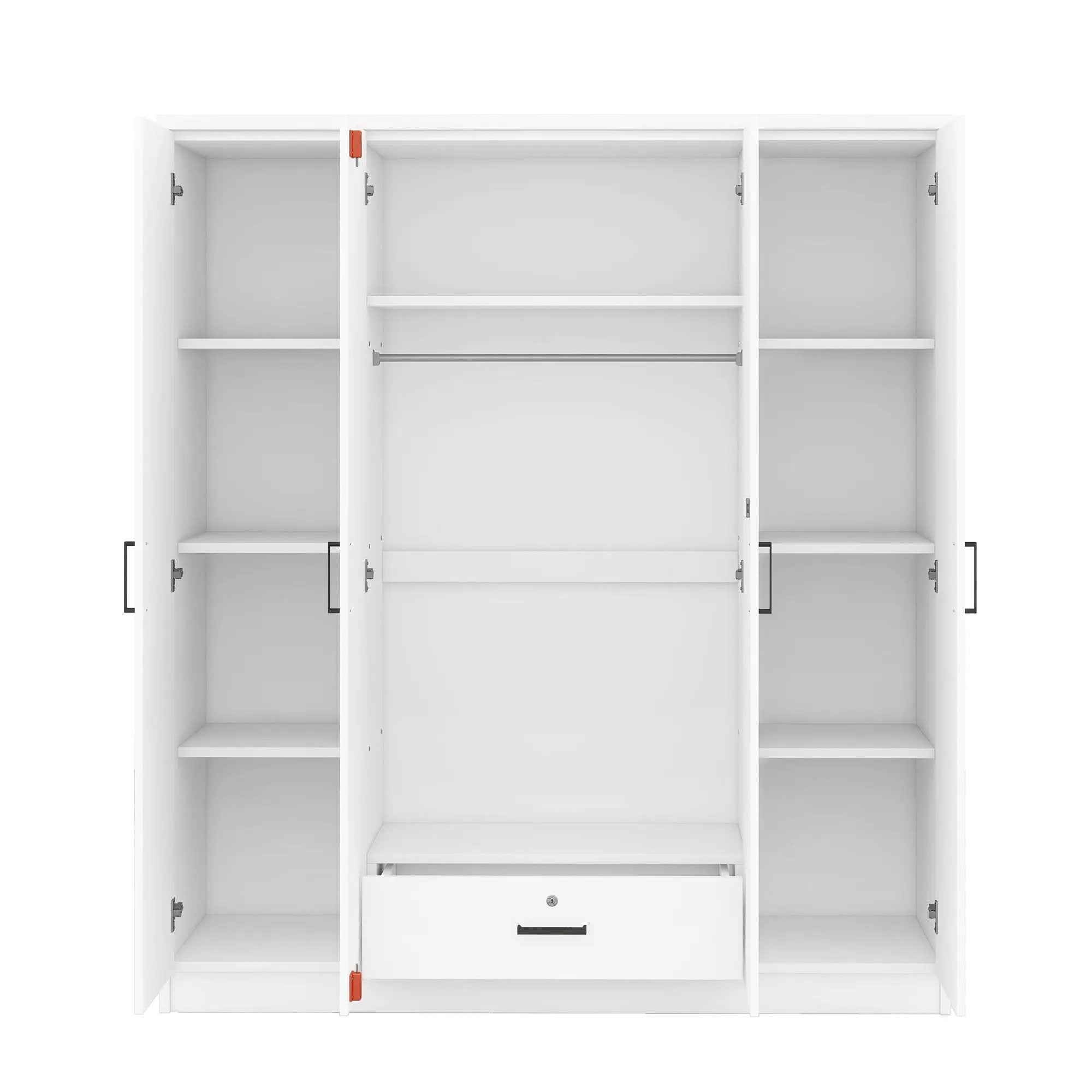 4 Door Wardrobe With 1 Drawer by HouseOfZazla
