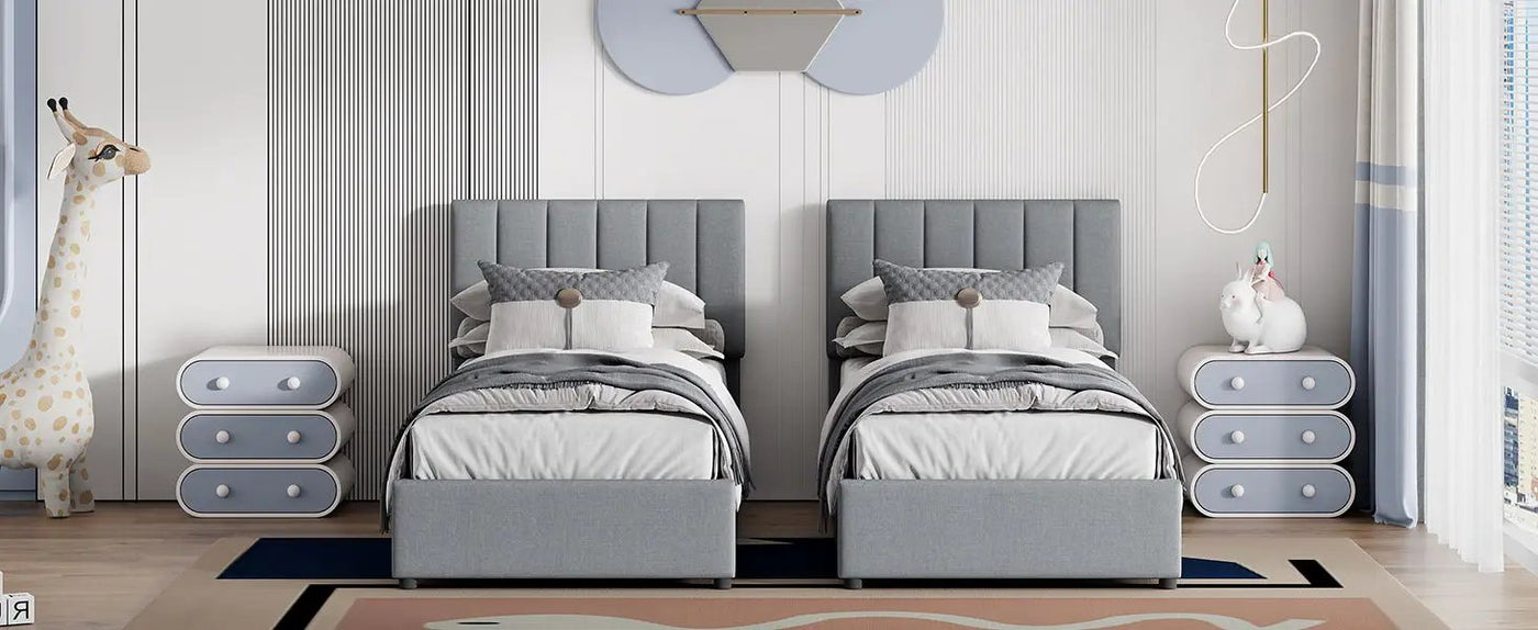 Upholstered Platform Bed With A Hydraulic Storage System by HouseOfZazla