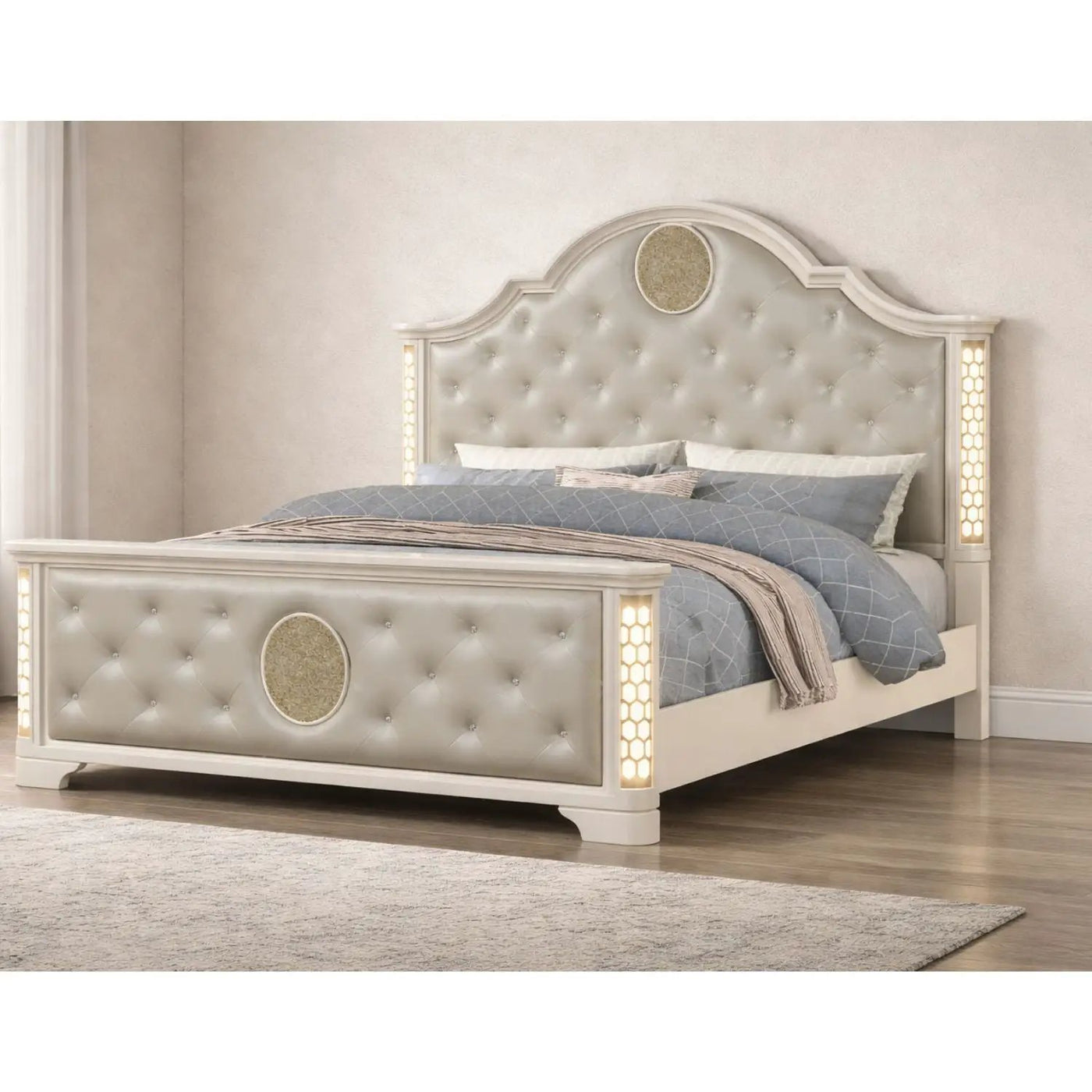 Jasmine - LED Bedroom Set by HouseOfZazla