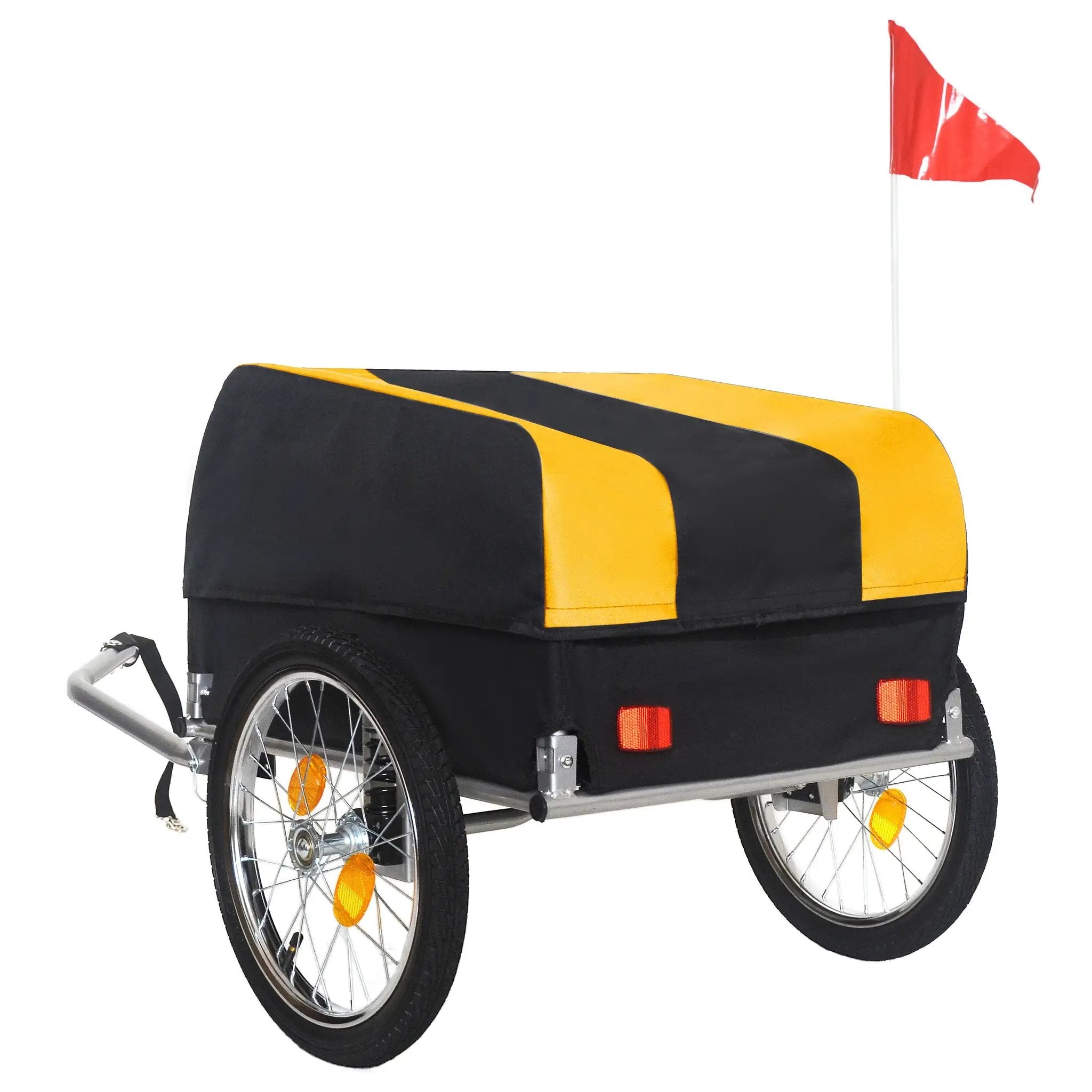 Heavy-Duty Bike Cargo Trailer with Removable Waterproof Cover by HouseOfZazla