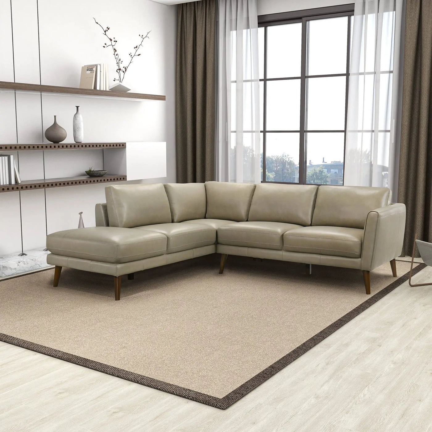 Benson - Sectional Sofa With Chaise by HouseOfZazla