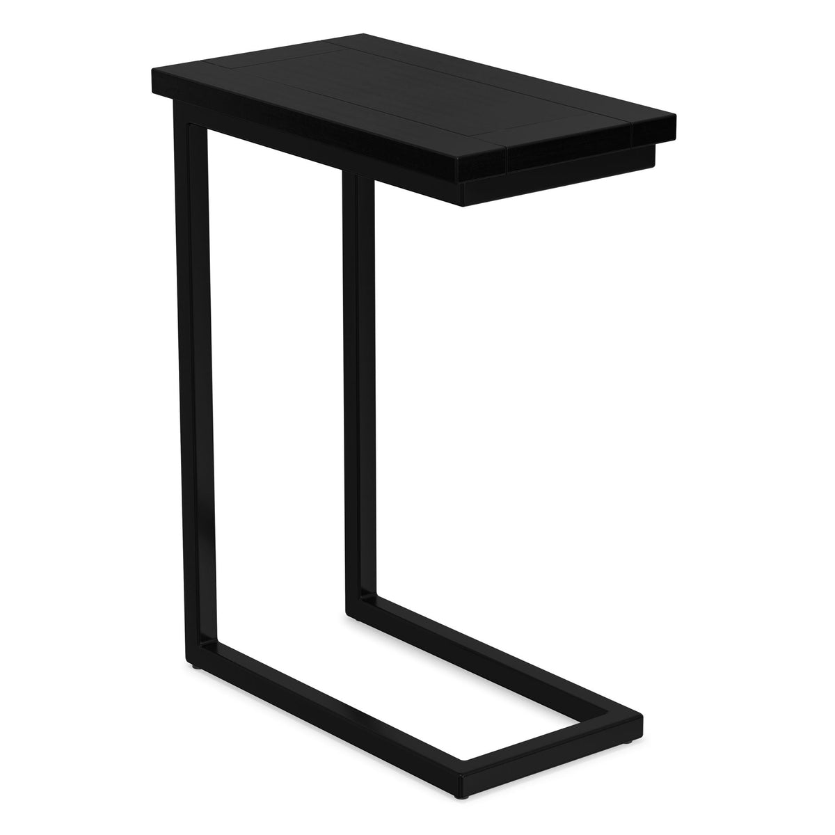 Handcrafted C Side Table with Powder-Coated Metal Base - Multiple Colors, photo 2 of 40
