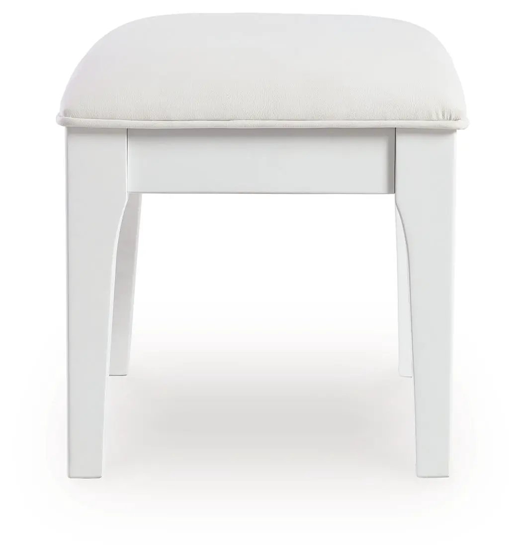 Chalanna - Vanity Stool - White by Unique Piece Furniture