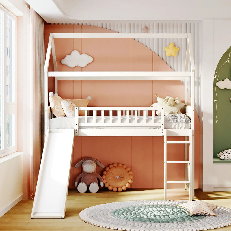 Loft Bed With Slide by HouseOfZazla