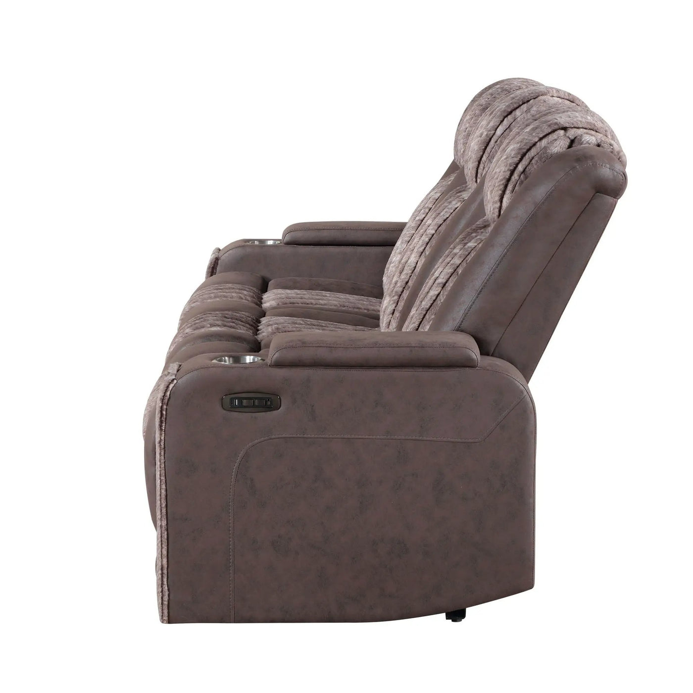 Duran - Power Reclining Sofa With Power Headrest by HouseOfZazla