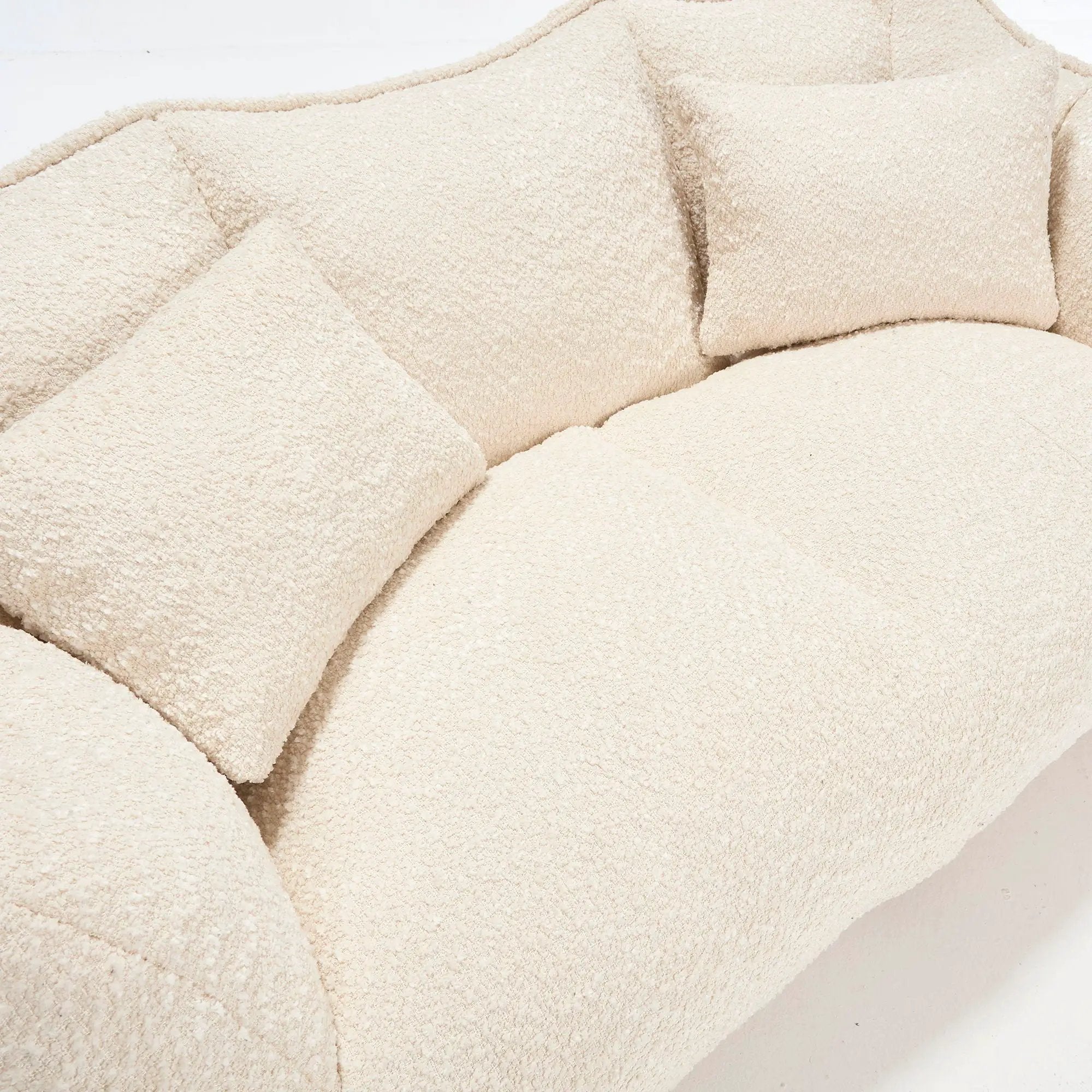 Comfortable Dual Beanbag Chair With High Resilience Foam Core For 2 People by HouseOfZazla