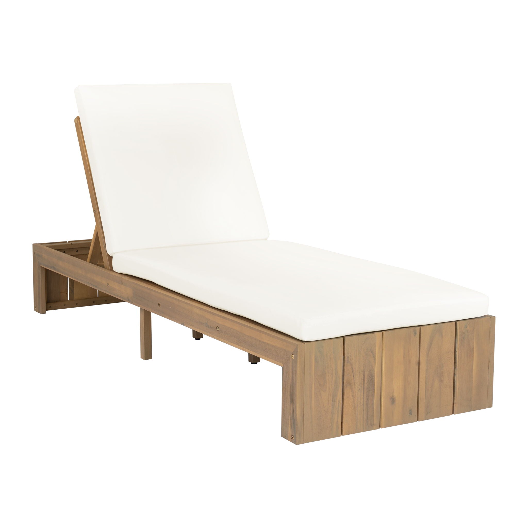Adjustable Outdoor Chaise Lounge Patio Recliner With Removable Cushion by HouseOfZazla