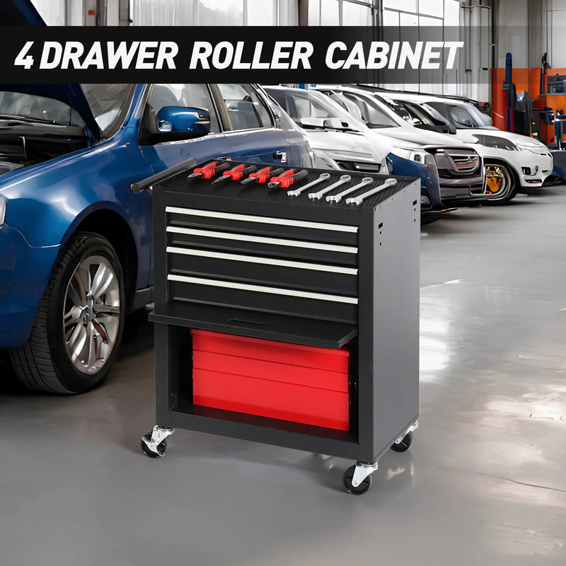 4-Drawer Rolling Tool Chest Cabinet with Wheels by HouseOfZazla