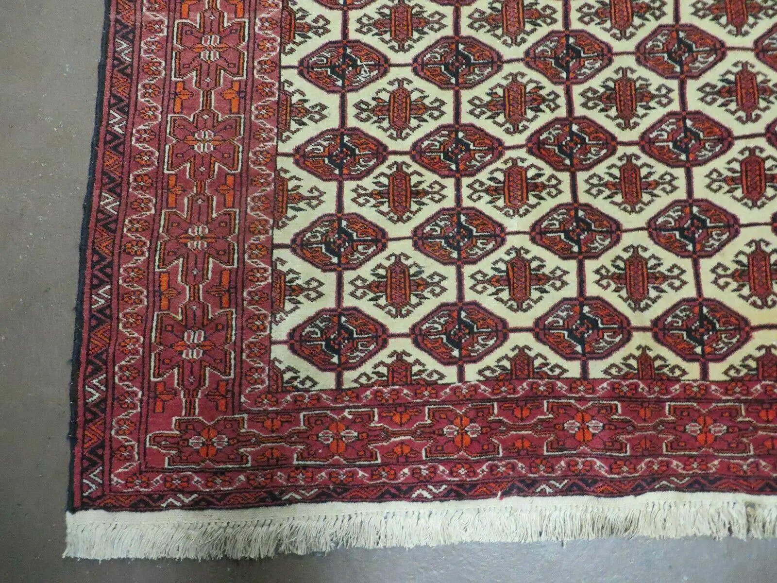 4' X 6' Handmade Finely Knotted Pakistan Turkoman Bokhara Wool Rug Nice by Jewel Rugs