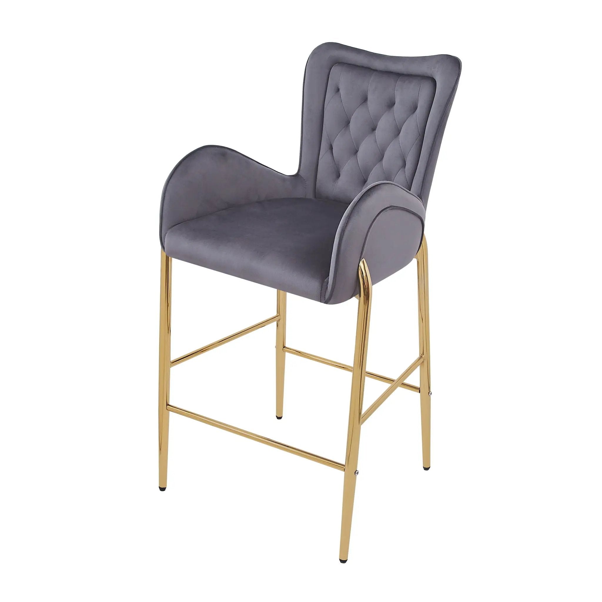 Fabric Counter Height Bar Stools (Set of 2) by HouseOfZazla