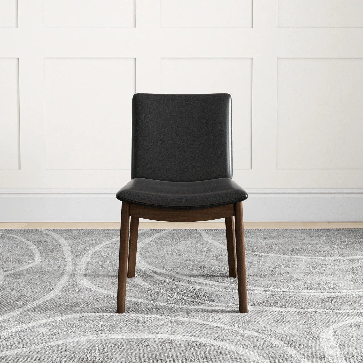 Laura - Mid-Century Modern Solid Wood Dining Chair (Set of 2) by HouseOfZazla