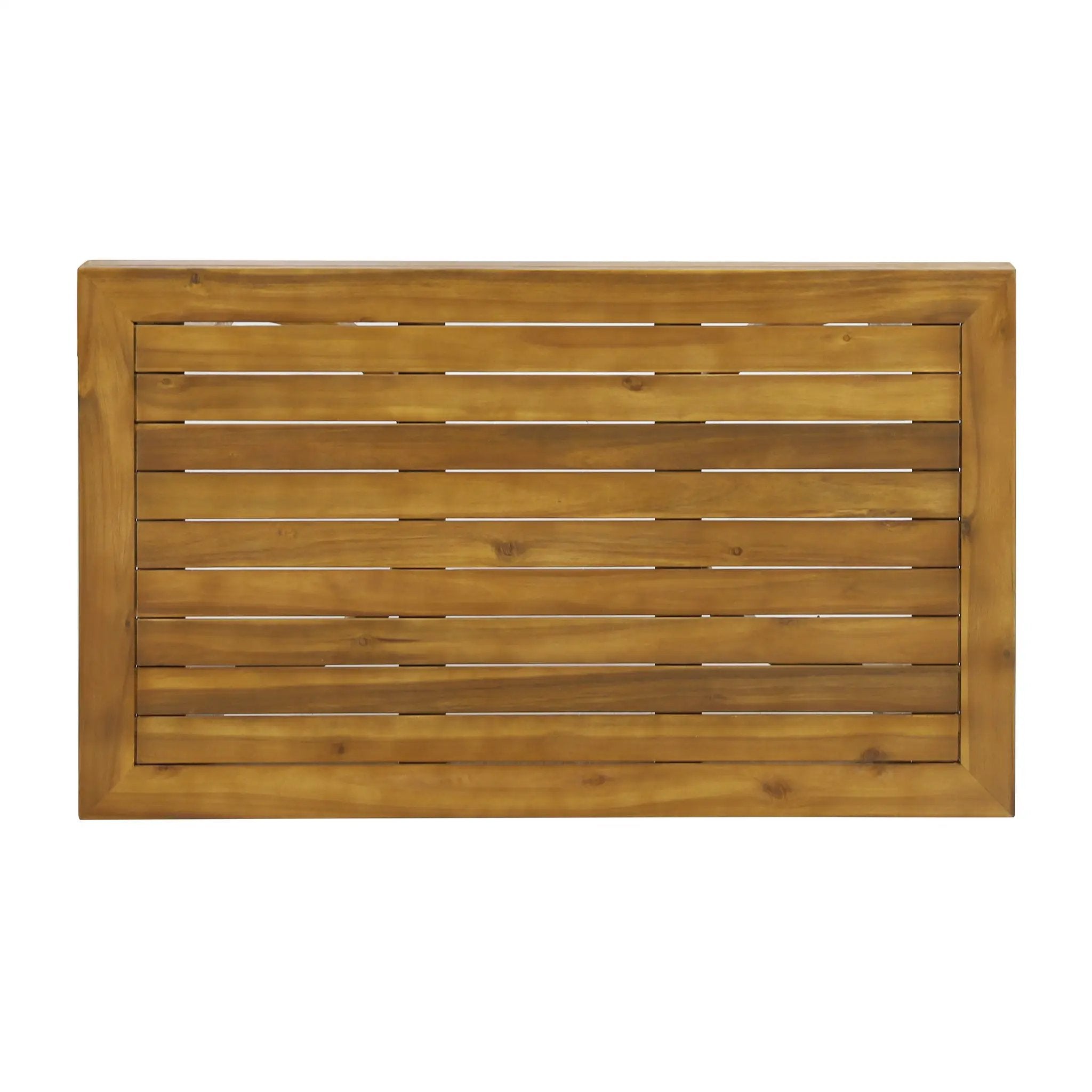 Outdoor Acacia Wood Loveseat and Coffee Table Set with Cushions by HouseOfZazla
