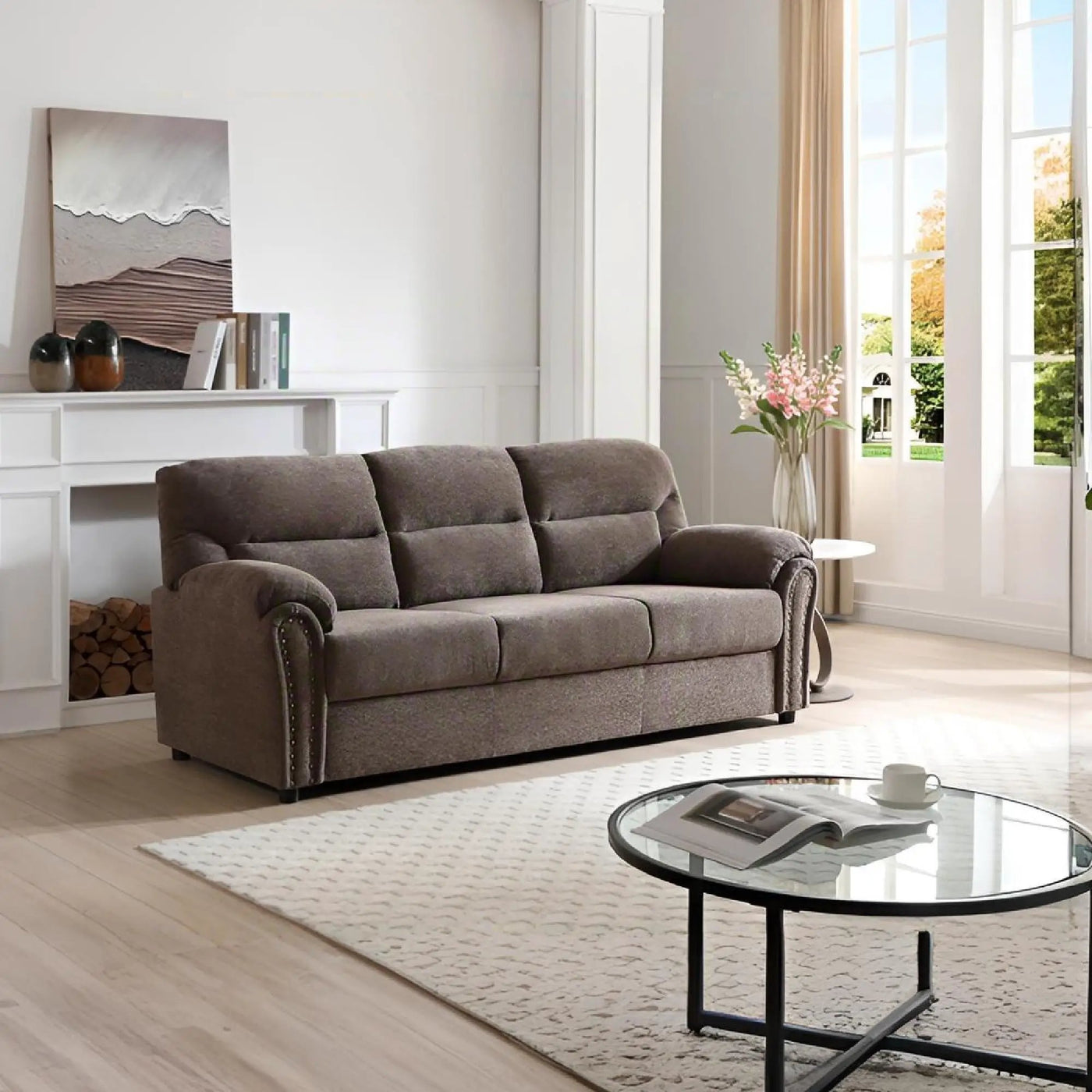 Hamilton - Sofa With Nailhead Trim by Unique Piece Furniture