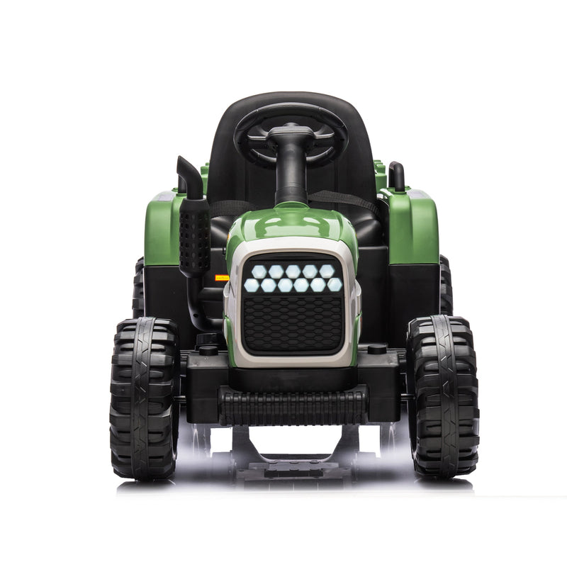 Ride On Tractor With Trailer - 24V Battery Powered Electric Tractor Toy by HouseOfZazla