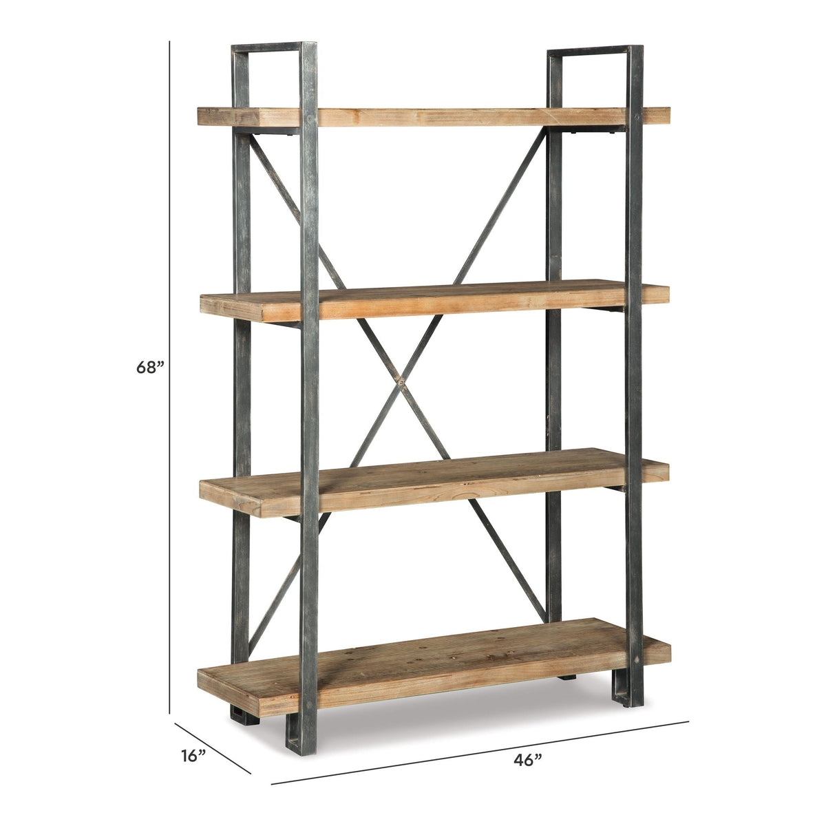Forestmin - Bookcase - Brown / Black, photo 3 of 4