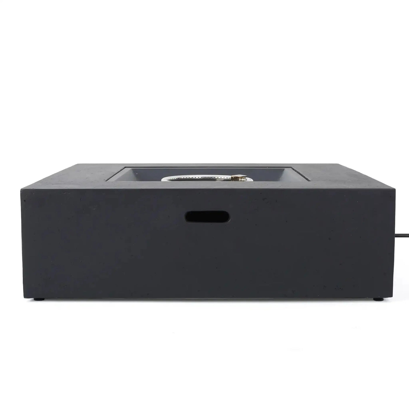 Modern 50,000 Btu Square Fire Table With Propane Tank by HouseOfZazla