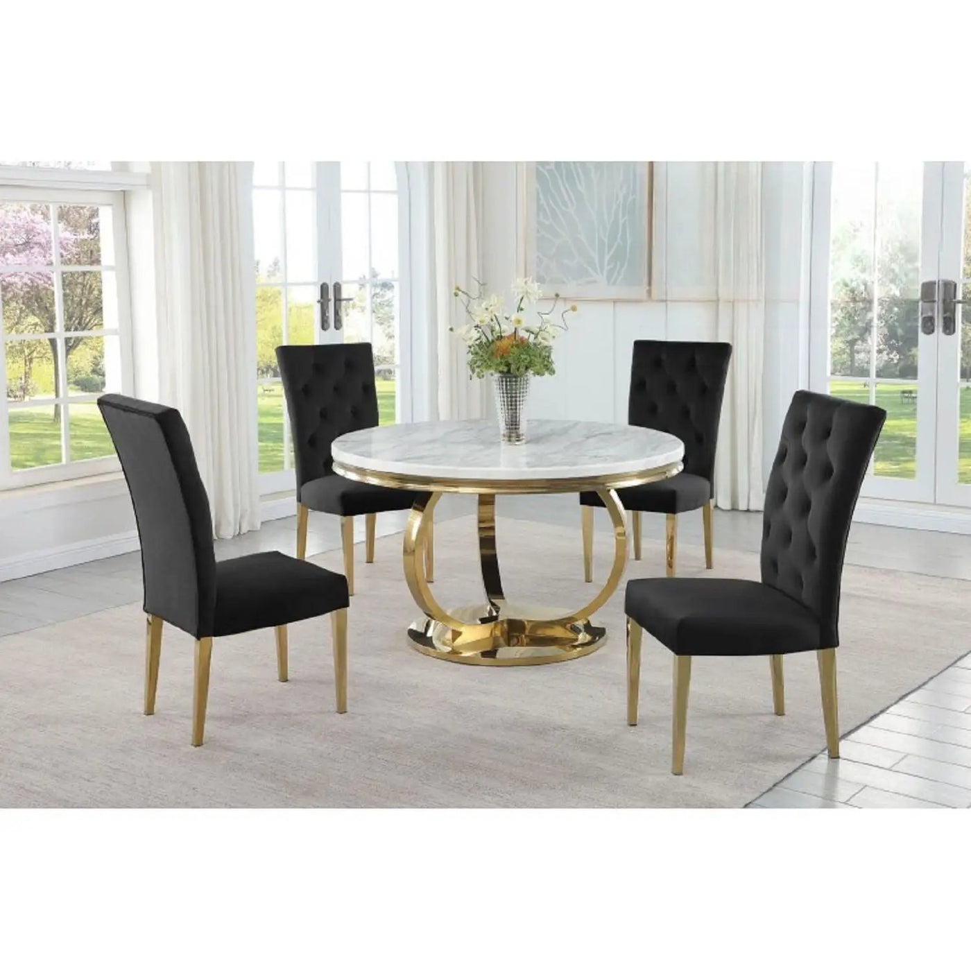 Modern Design Upholstered Dining Chair (Set of 2) by HouseOfZazla