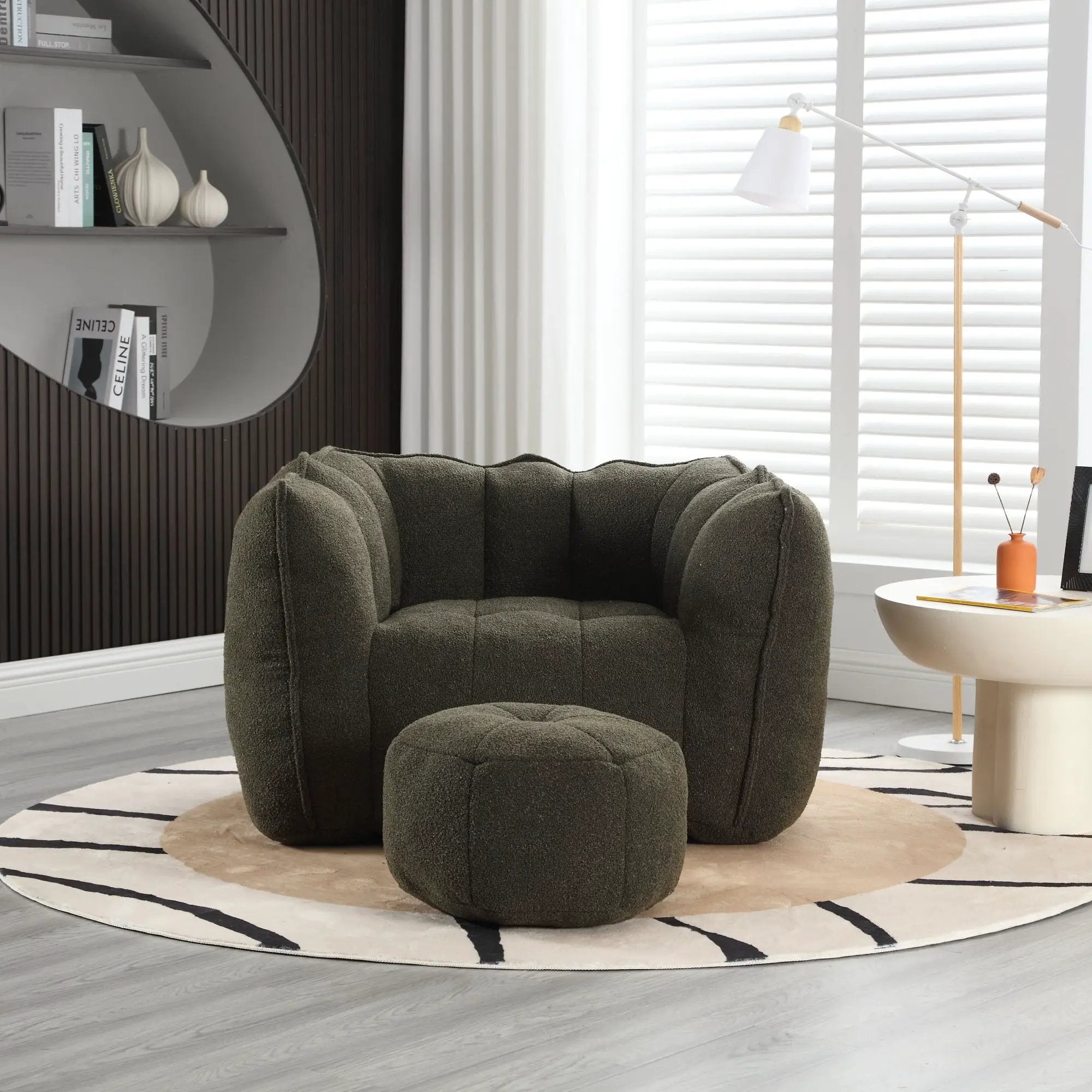 Soft Bean Bag Chair With High Resilient Foam by HouseOfZazla