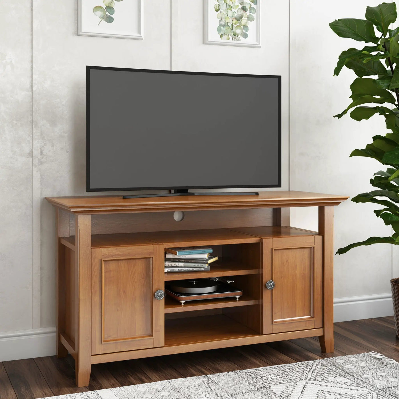 Amherst - TV Media Stand, Handcrafted by HouseOfZazla