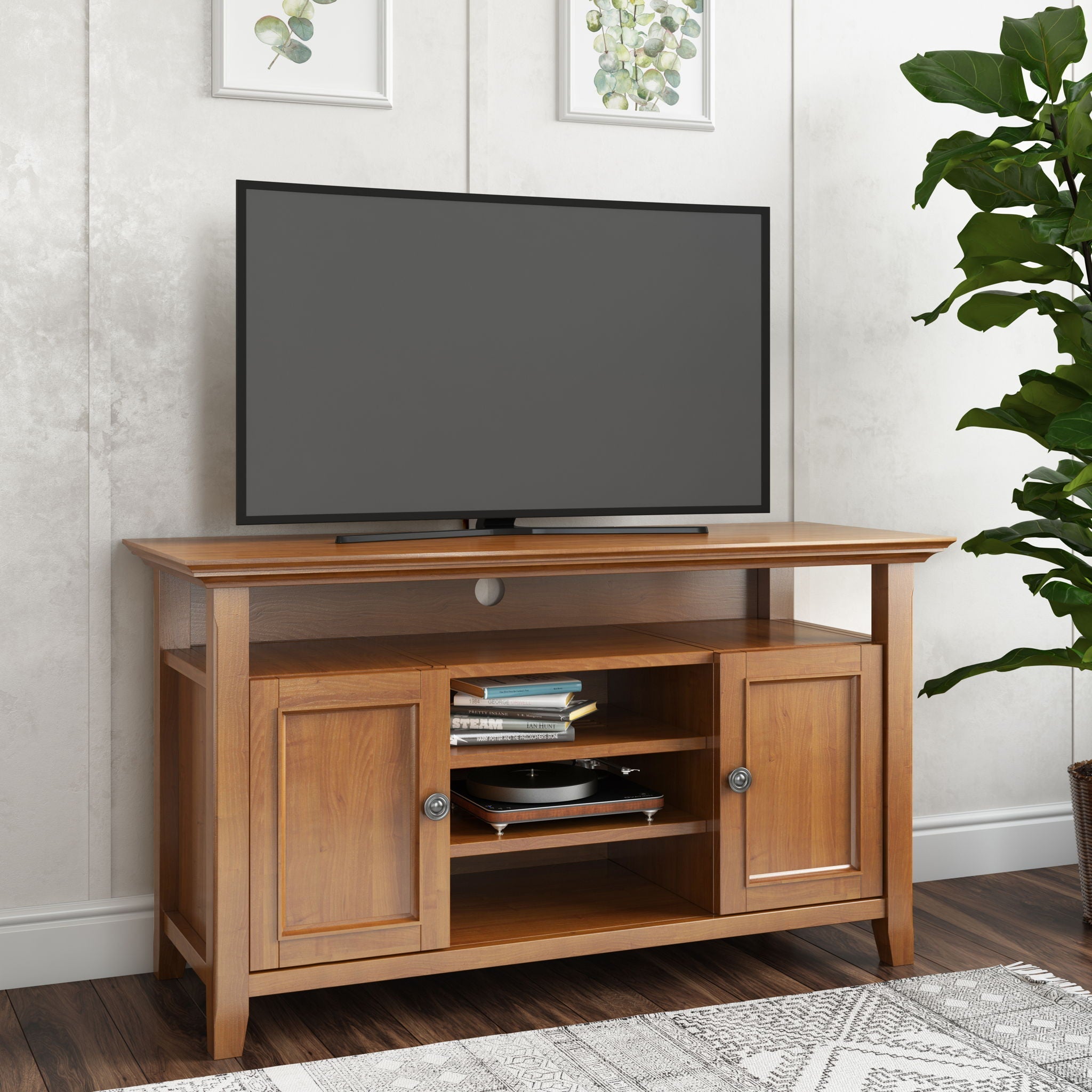 Amherst - TV Media Stand, Handcrafted by HouseOfZazla