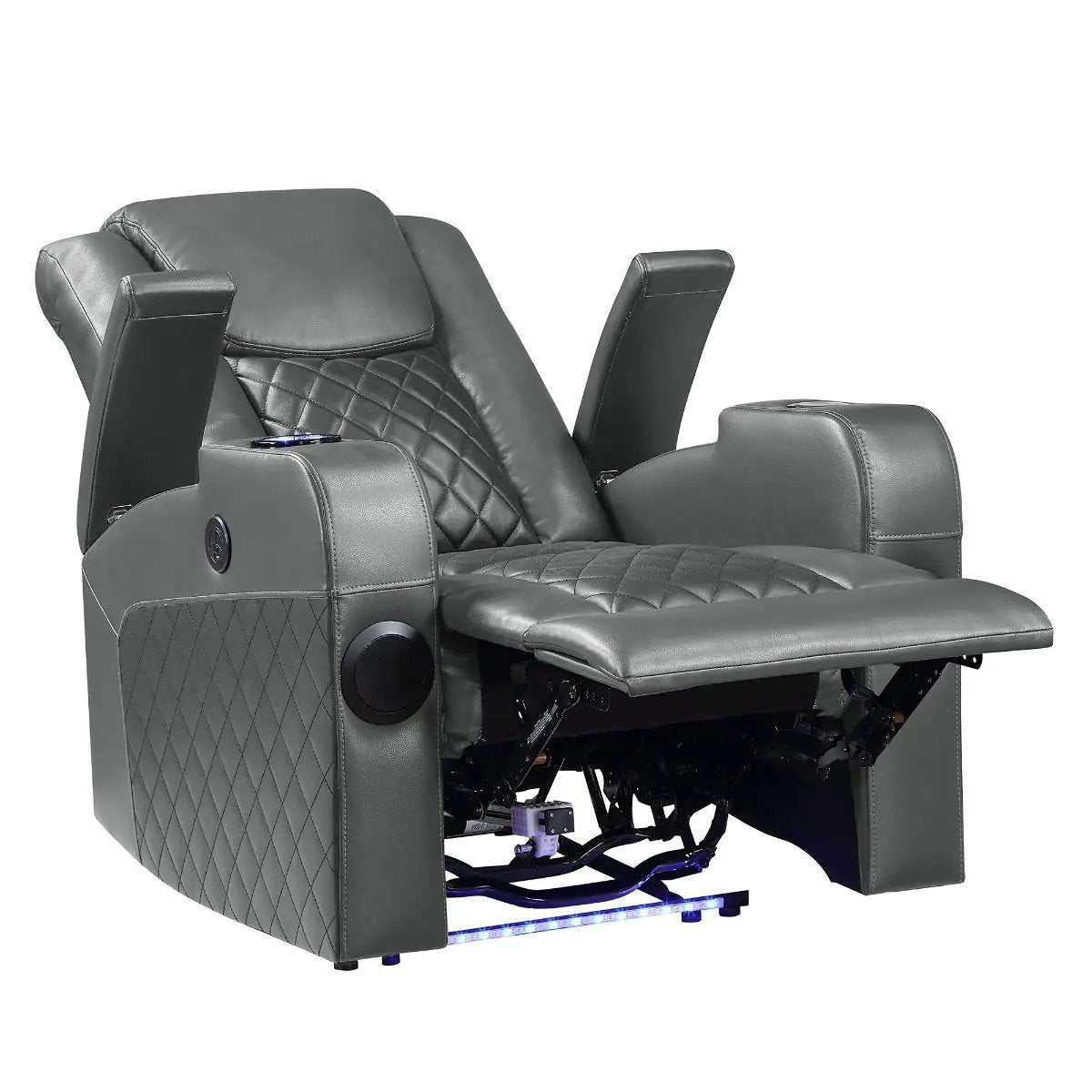 Alair - Power Motion Recliner With Bluetooth, Wireless Charger & Cupholder by Unique Piece Furniture