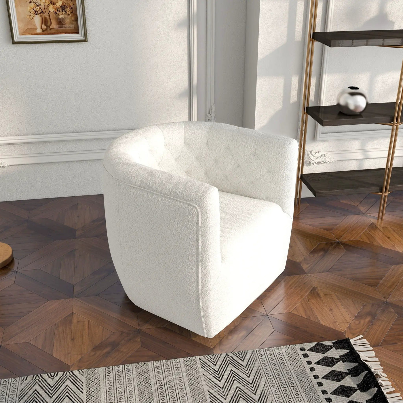 Delaney - Ergonomic Design Swivel Chair by HouseOfZazla
