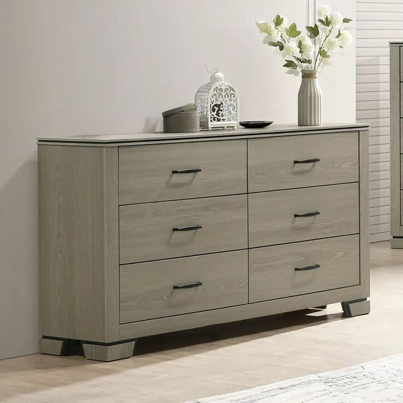 Joanna - Dresser - Weathered Gray by Unique Piece Furniture