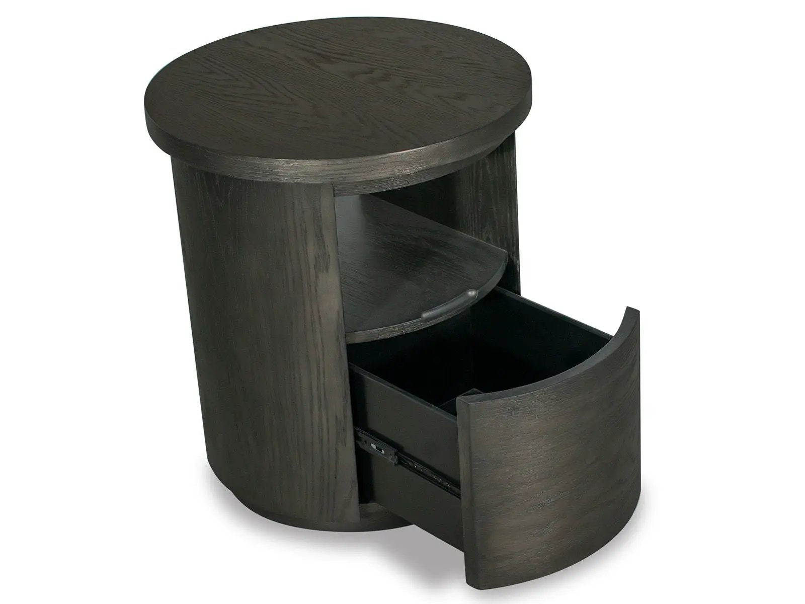 Bosley - Round End Table - Coffee Bean by Unique Piece Furniture