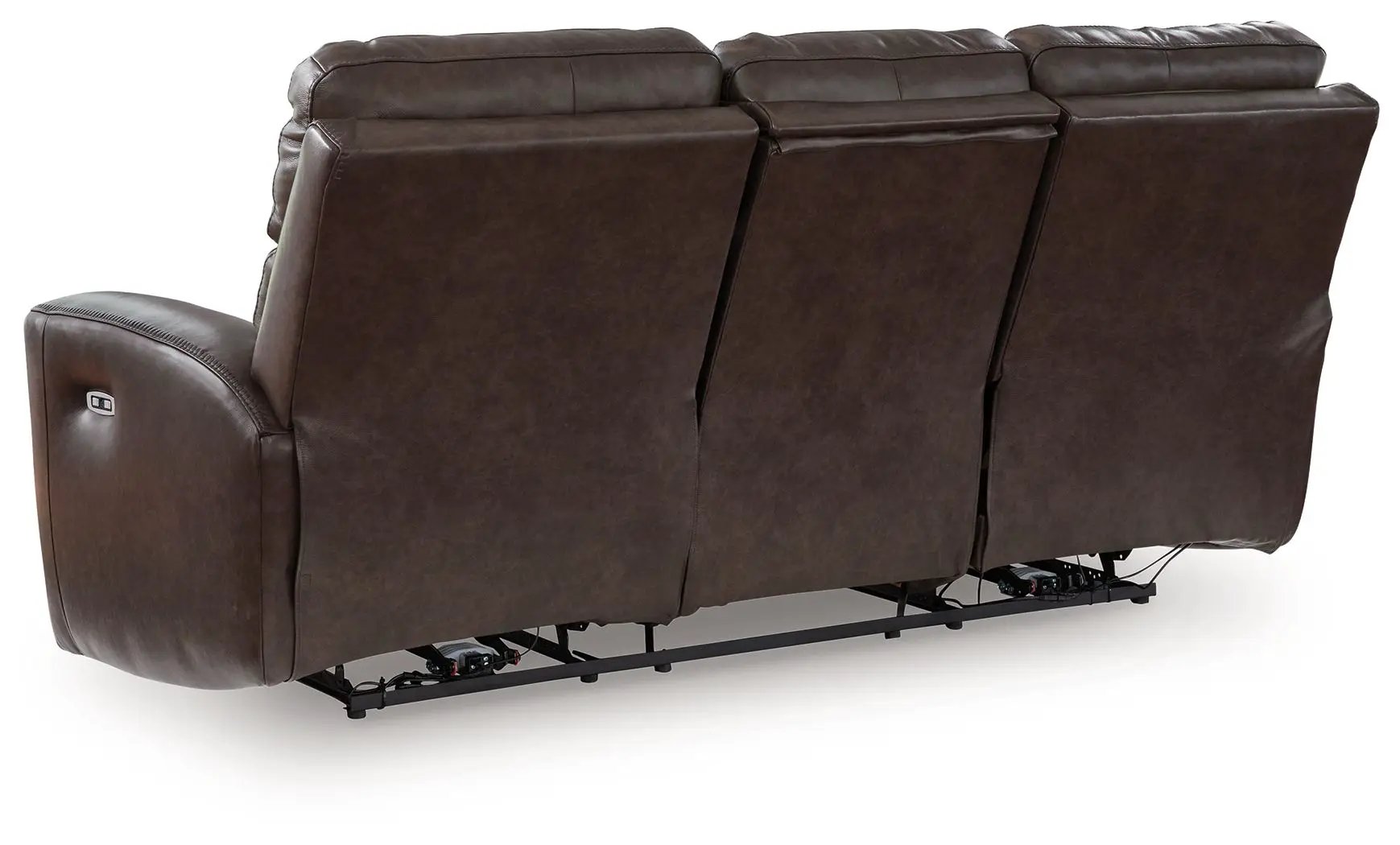 Crossplex - Power Reclining Sofa With Adjustable Headrest - Smoke by Unique Piece Furniture