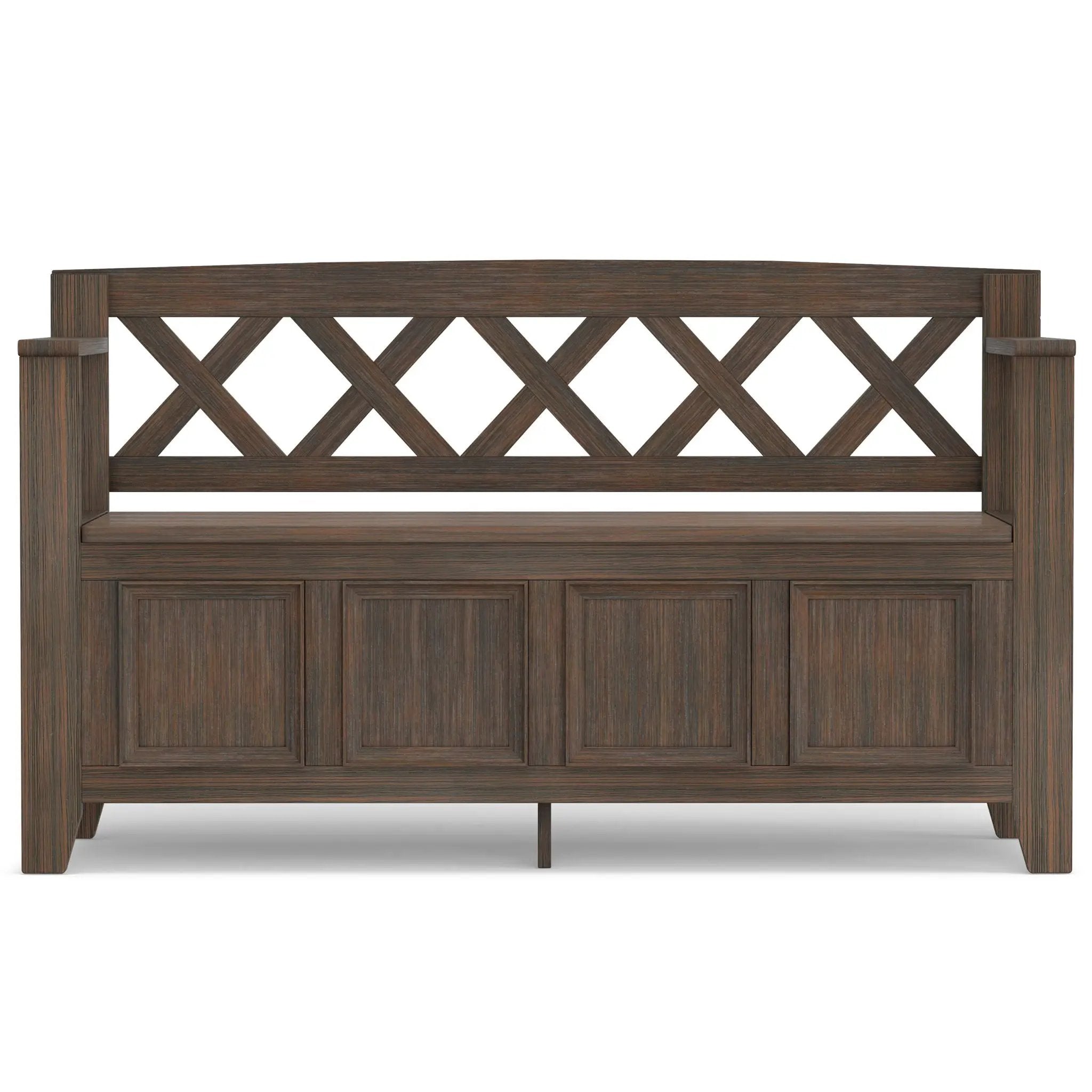 Amherst - Handcrafted Entryway Storage Bench by HouseOfZazla