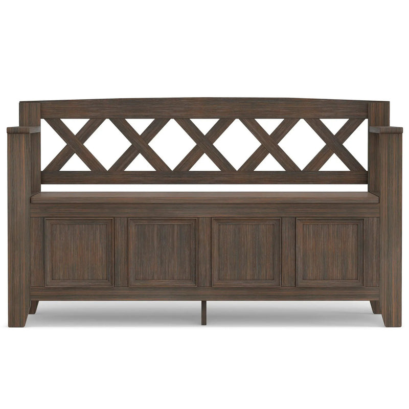 Amherst - Handcrafted Entryway Storage Bench by HouseOfZazla
