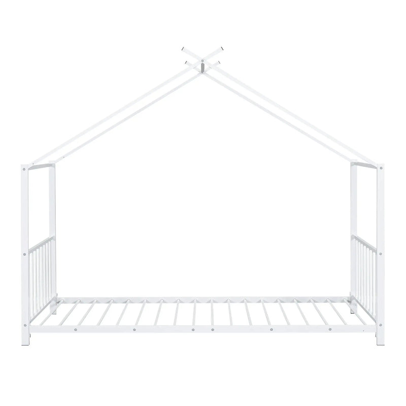 Metal House Platform Bed With Modern Design And Durable Frame by Unique Piece Furniture