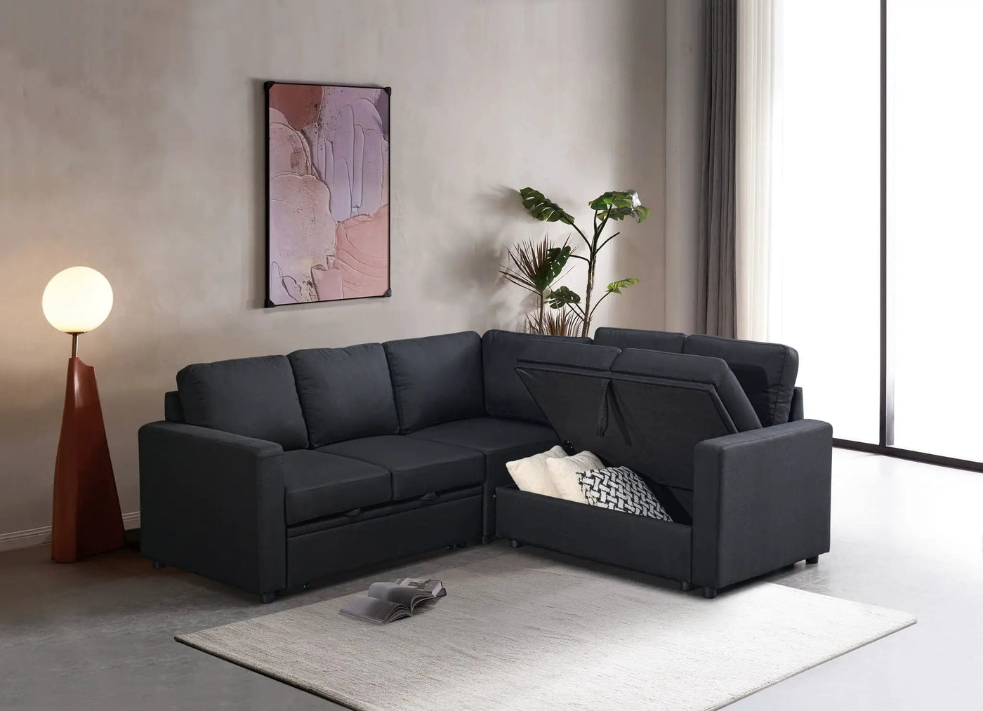 Comfort Design Sectional Sofa Bed by HouseOfZazla