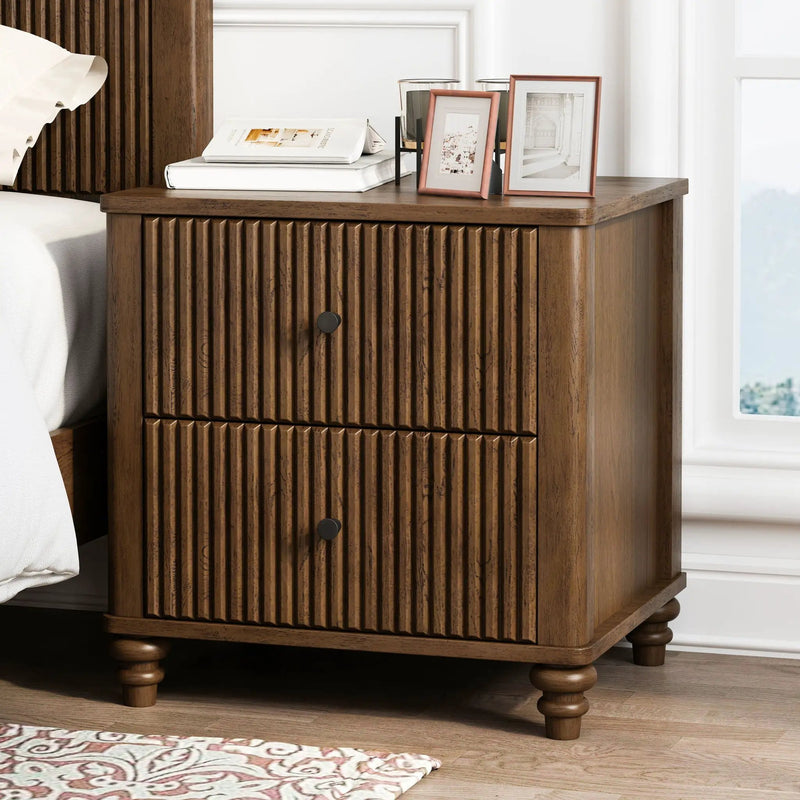 3 Piece Bedroom Set With Bed And 2 Nightstands by HouseOfZazla