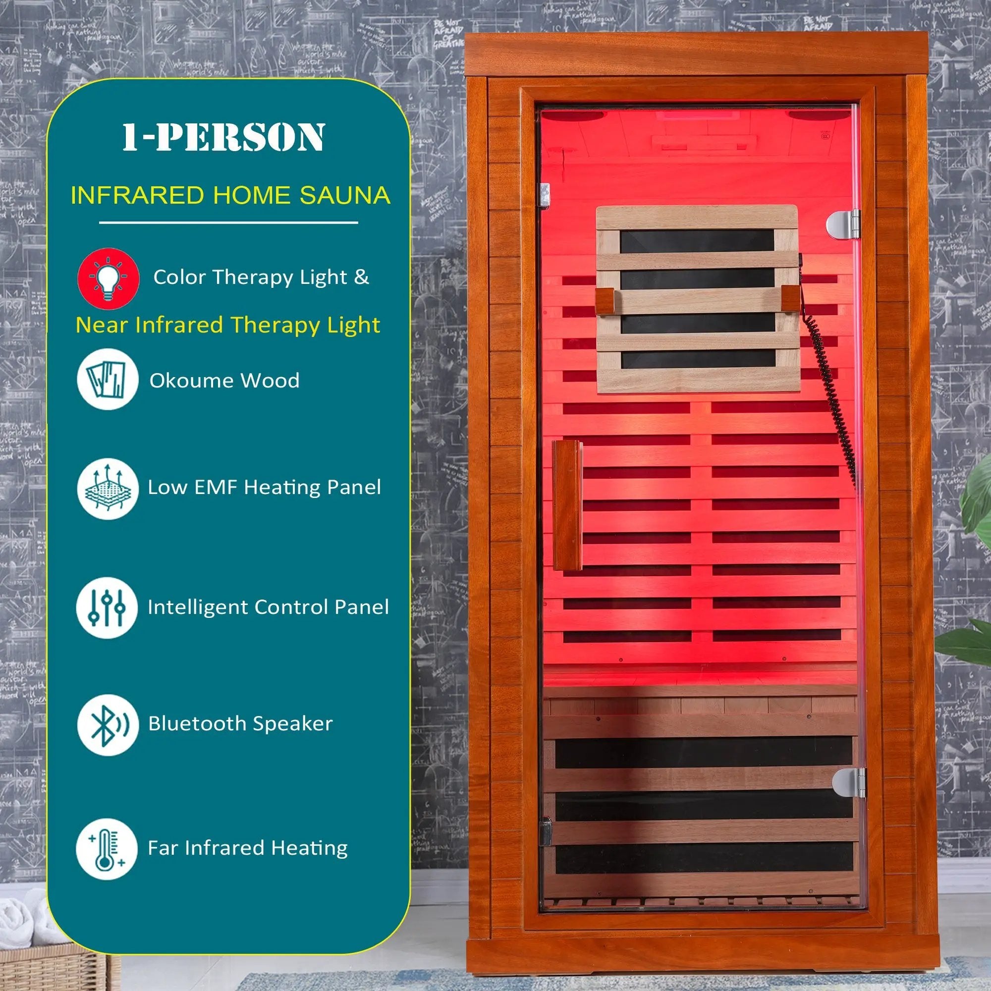 Single Person Infrared Sauna by HouseOfZazla